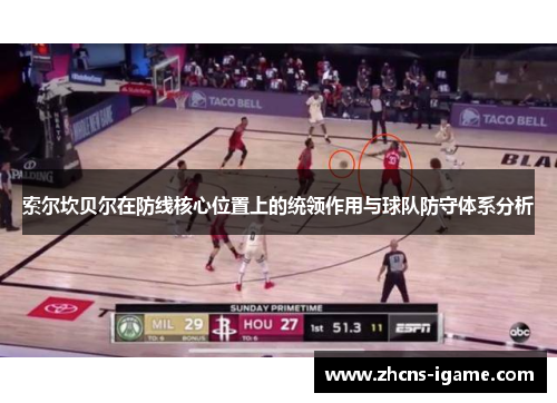 索尔坎贝尔在防线核心位置上的统领作用与球队防守体系分析