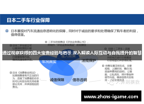 通过观察获得的四大宝贵经验与启示 深入解读人际互动与自我提升的智慧
